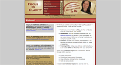 Desktop Screenshot of focusonclarity.com